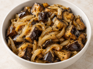 Eggplant And Onions Sautéed 8oz