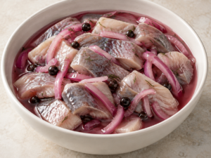 Herring in Wine Sauce