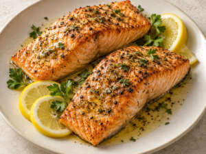 Lemon & Olive Oil Salmon  2 pcs