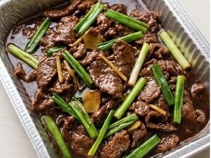 Mongolian Beef with Scallions (9×13 pan)