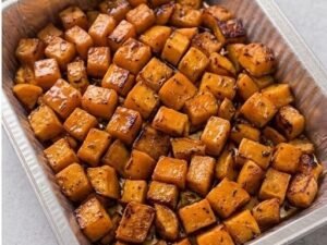 Roasted Butternut Cubes (9×13 pan)
