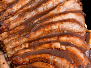 Brisket with a Honey-Mustard Crust (9×13 pan)